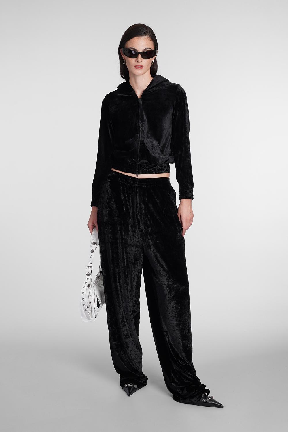 Deliberti Balenciaga Felpa in viscosa nera cod. 386190 - Deliberti The Luxury Shopping Outlet