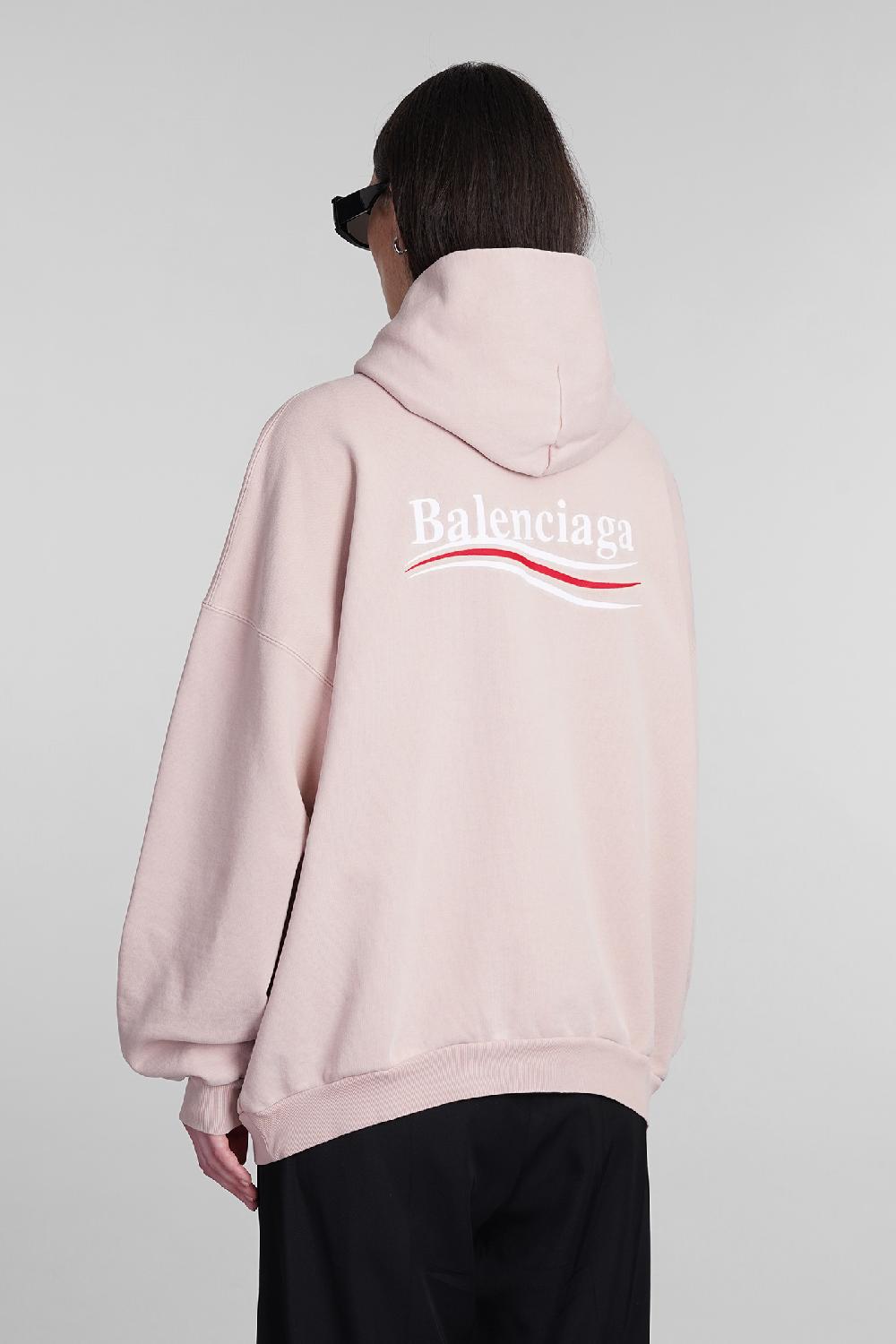 Deliberti Balenciaga Felpa in cotone rosa cod. 393399 - Deliberti The Luxury Shopping Hotsell