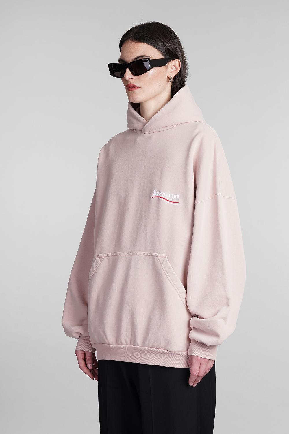 Deliberti Balenciaga Felpa in cotone rosa cod. 393399 - Deliberti The Luxury Shopping Hotsell