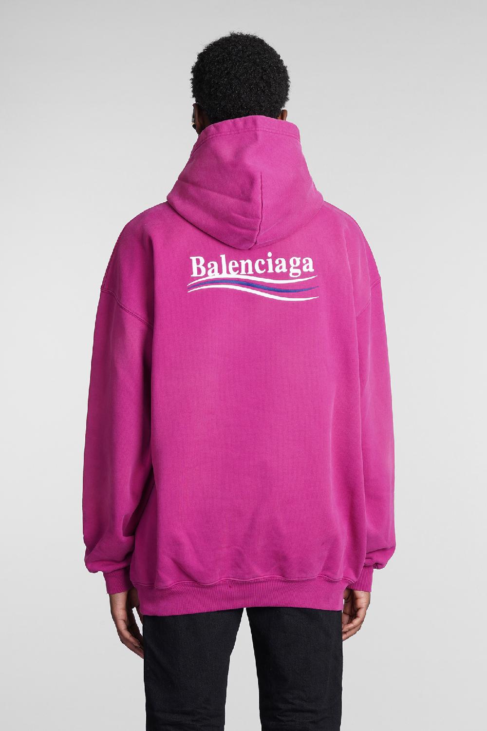 Deliberti Balenciaga Felpa in cotone rosa cod. 354291 - Deliberti The Luxury Shopping Vendita Economica