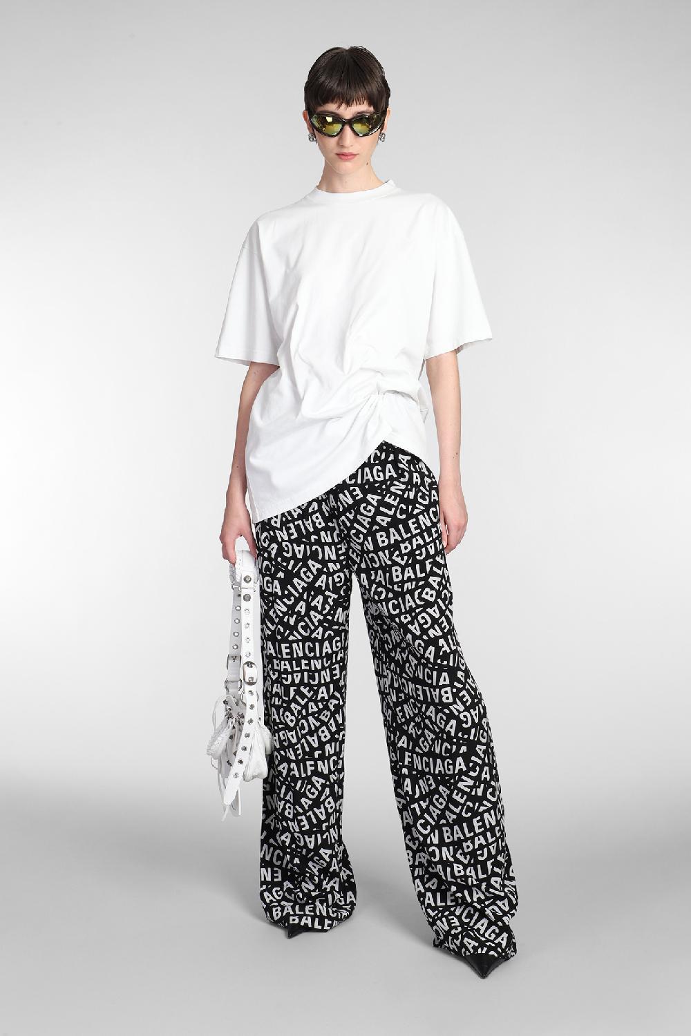 Deliberti Balenciaga T-shirt in cotone bianco cod. 381738 - Deliberti The Luxury Shopping Negozio