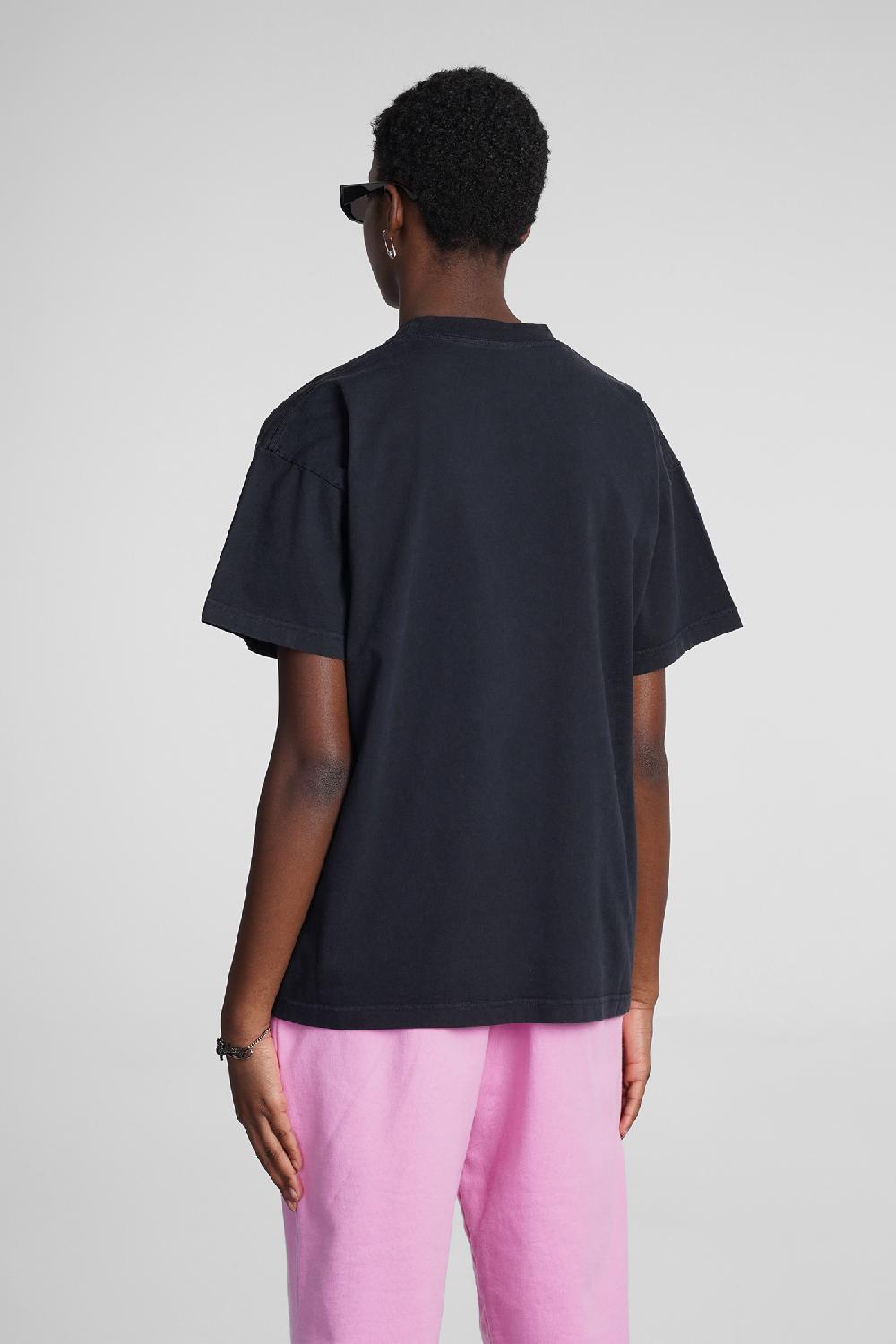Deliberti Balenciaga T-shirt in cotone nero cod. 354305 - Deliberti The Luxury Shopping Nuova
