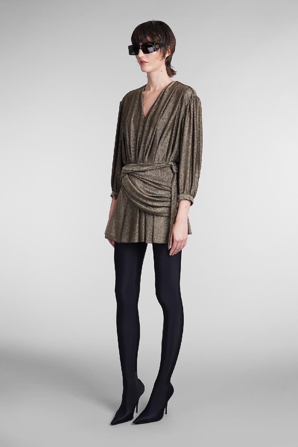 Deliberti Balenciaga Abito in viscosa oro cod. 393393 - Deliberti The Luxury Shopping Offerta speciale