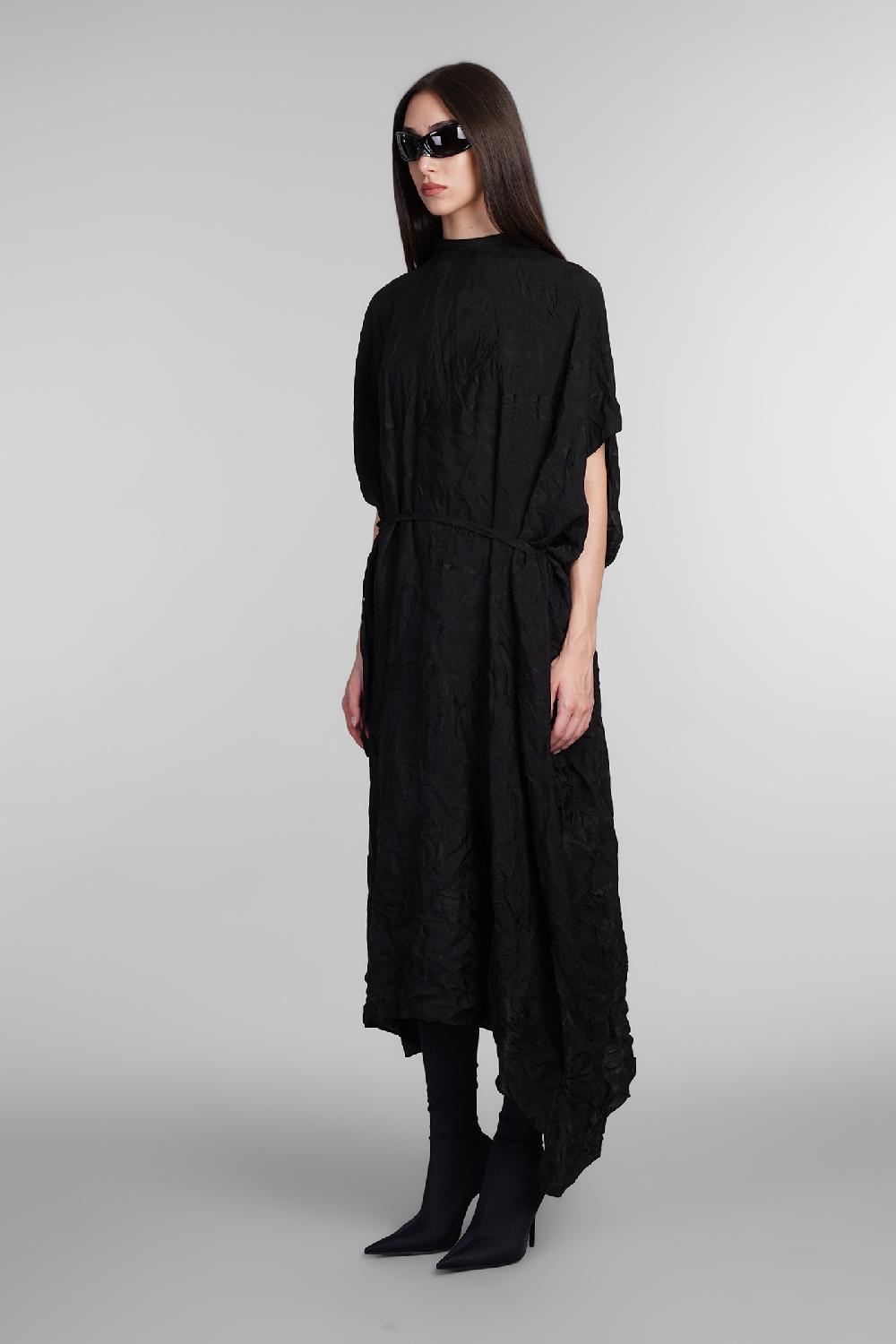 Deliberti Balenciaga Abito in seta nera cod. 406056 - Deliberti The Luxury Shopping Grande vendita