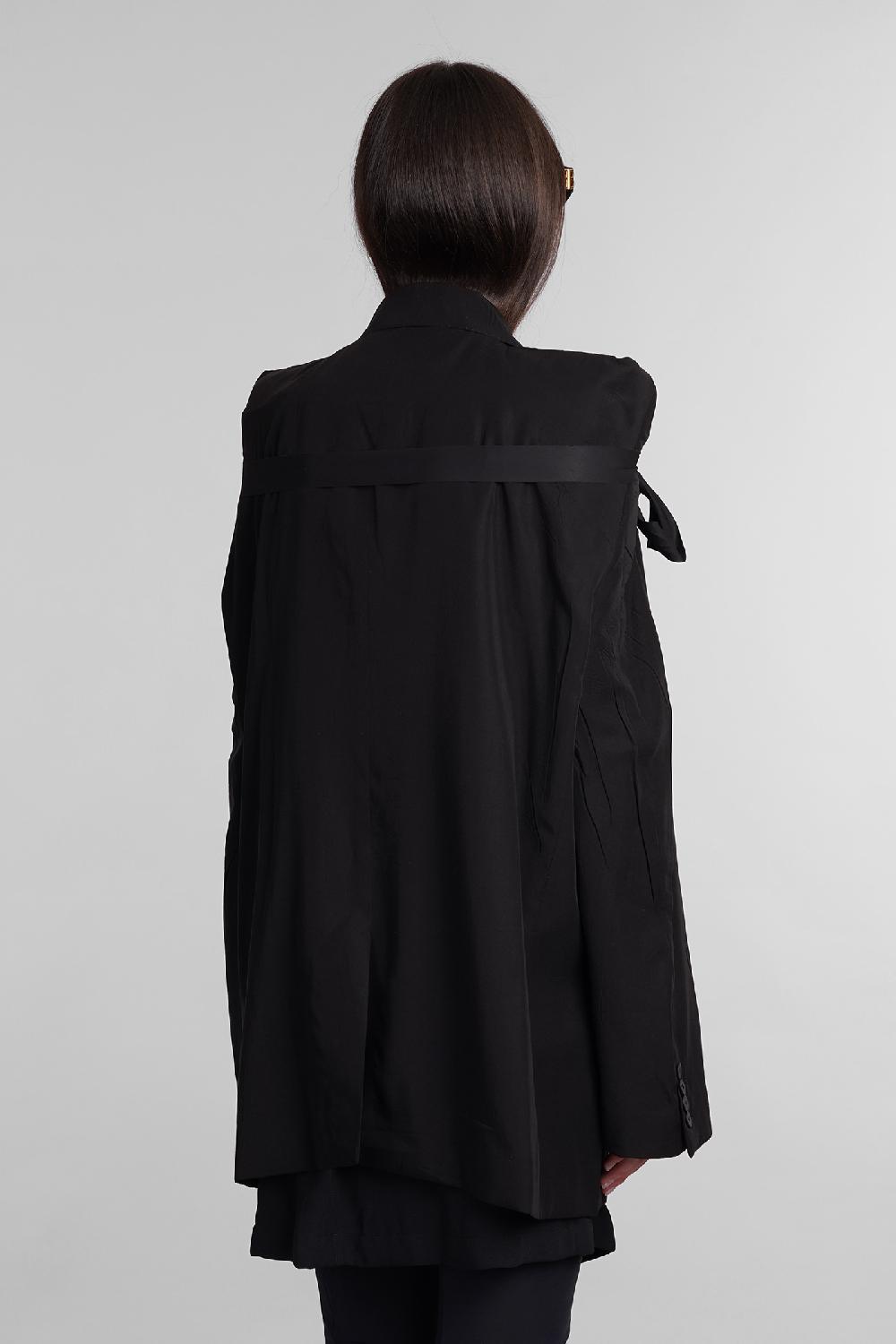 Deliberti Balenciaga Blazer in lyocell nero cod. 406058 - Deliberti The Luxury Shopping Fornitura limitata
