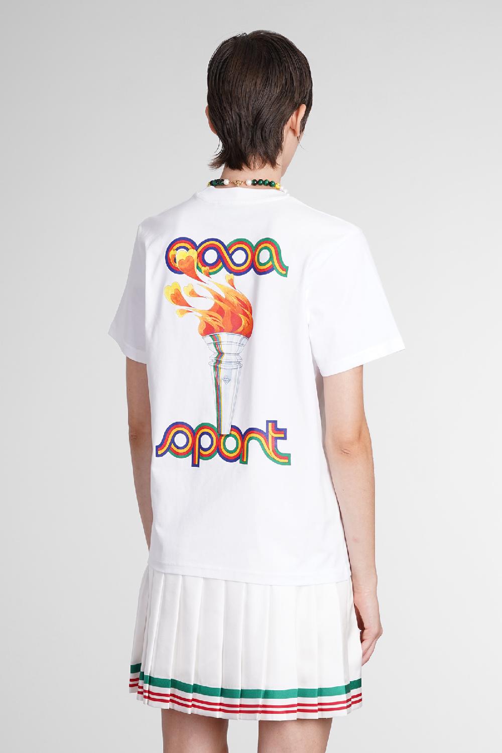 Deliberti Casablanca T-shirt in cotone bianco cod. 387112 - Deliberti The Luxury Shopping Shopping online