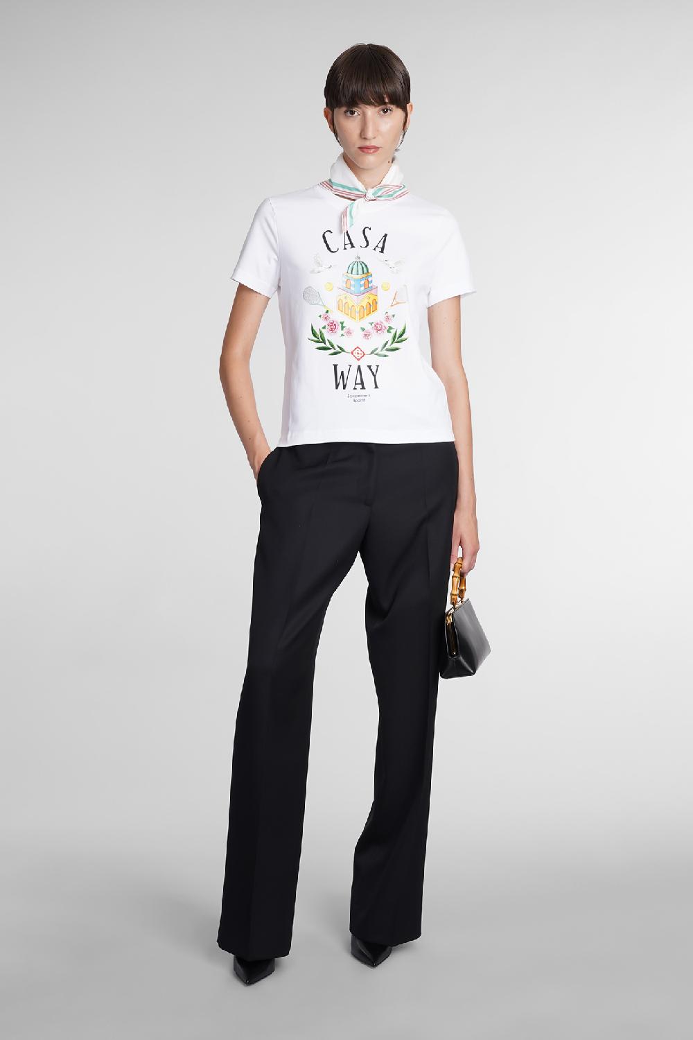 Deliberti Casablanca T-shirt in cotone bianco cod. 384891 - Deliberti The Luxury Shopping Offerta esclusiva