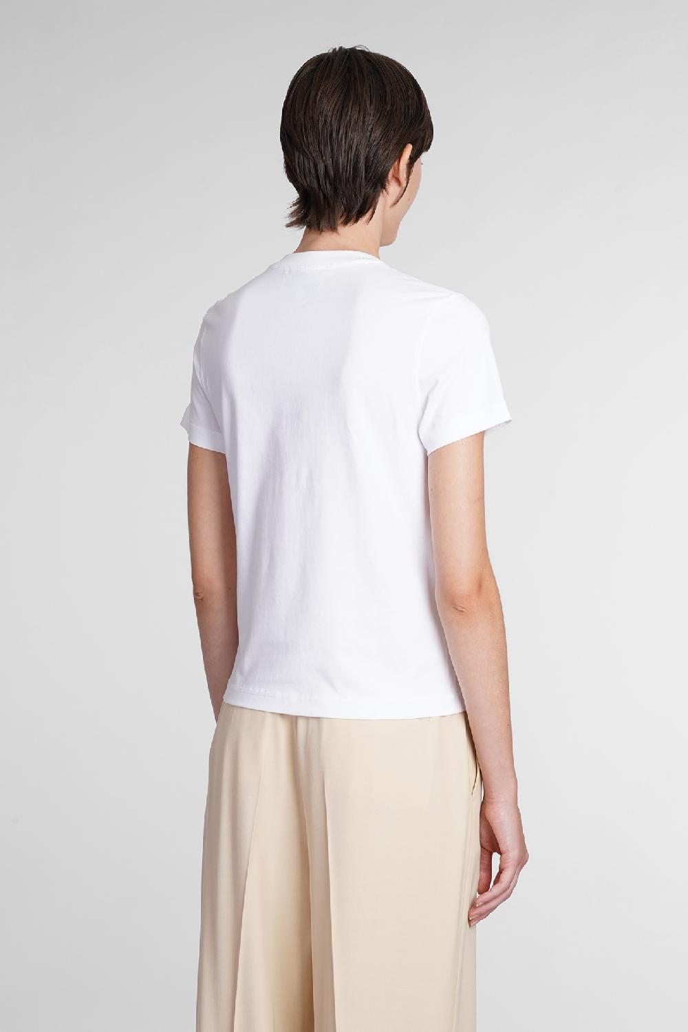 Deliberti Casablanca T-shirt in cotone bianco cod. 384569 - Deliberti The Luxury Shopping Vendite stagionali