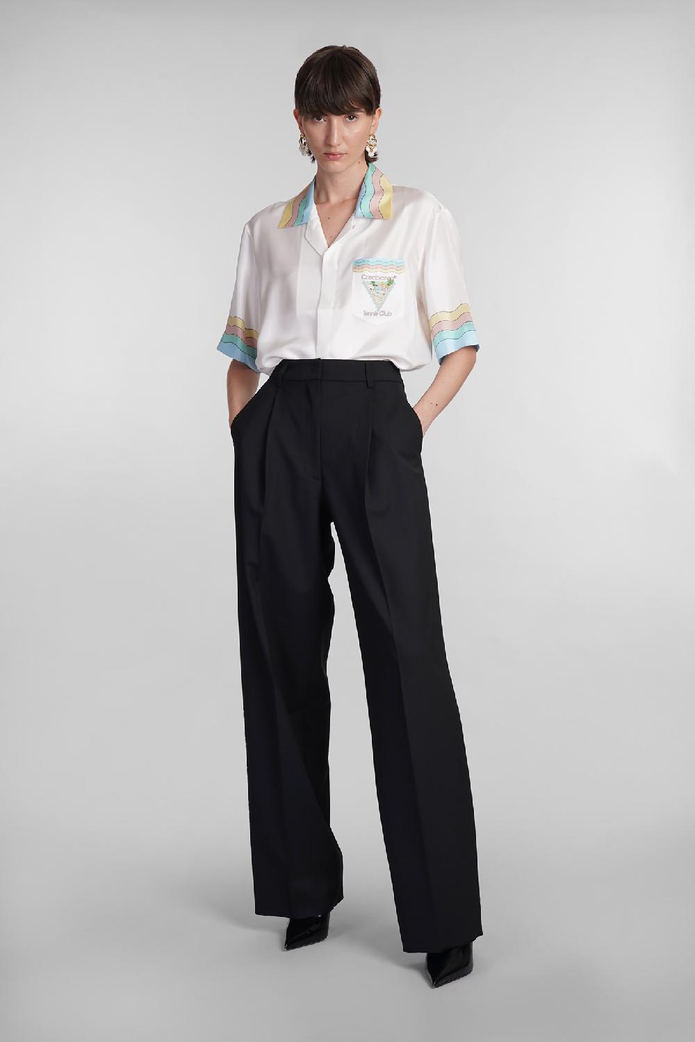 Deliberti Casablanca Camicia in seta bianca cod. 402435 - Deliberti The Luxury Shopping Black Friday