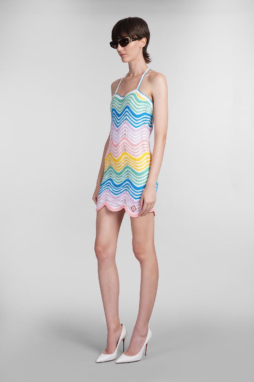 Deliberti Casablanca Abito in cotone multicolor cod. 402441 - Deliberti The Luxury Shopping Offerta San Valentino
