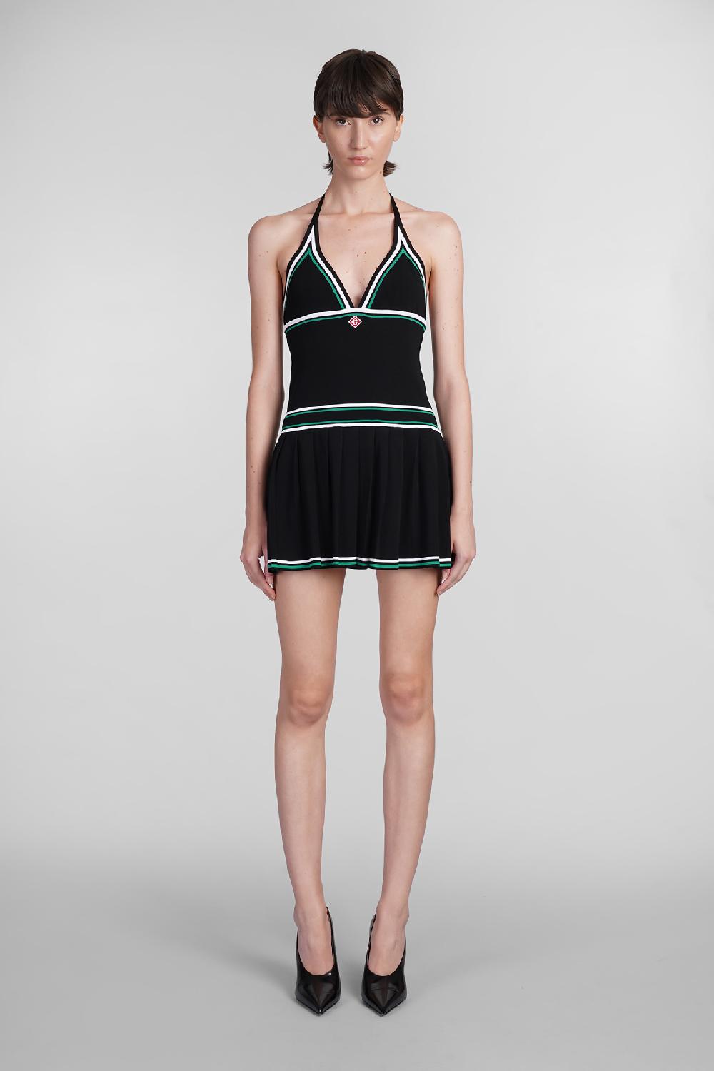 Deliberti Casablanca Abito in viscosa nera cod. 402442 - Deliberti The Luxury Shopping Offerta Anniversario