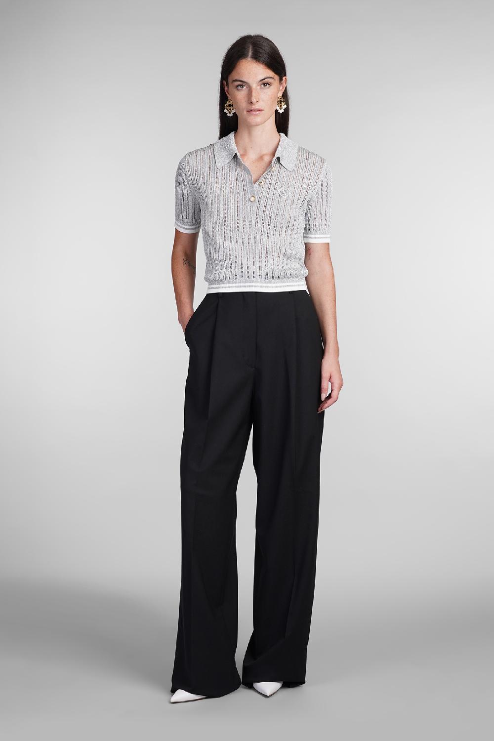 Deliberti Casablanca Polo in viscosa grigia cod. 404113 - Deliberti The Luxury Shopping Online Outlet