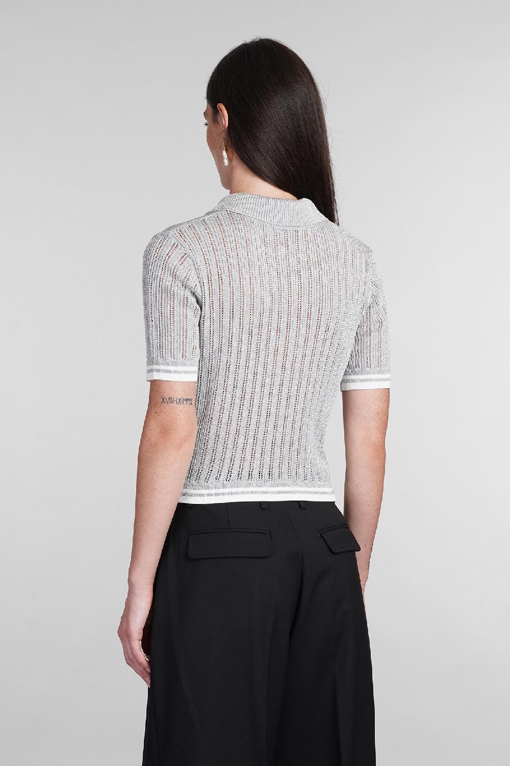 Deliberti Casablanca Polo in viscosa grigia cod. 404113 - Deliberti The Luxury Shopping Online Outlet