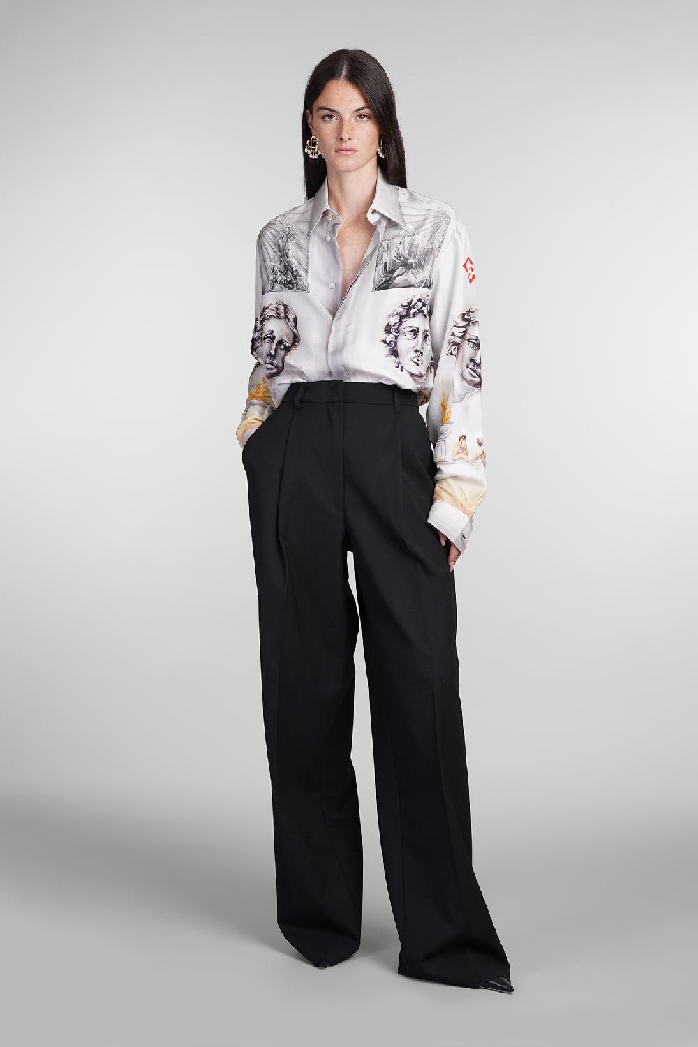 Deliberti Casablanca Camicia in seta grigia cod. 404996 - Deliberti The Luxury Shopping Offerte esclusive