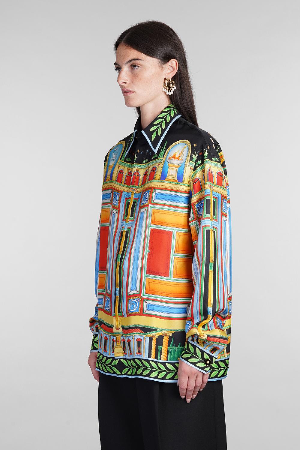 Deliberti Casablanca Camicia in seta multicolor cod. 404997 - Deliberti The Luxury Shopping Lightning offer