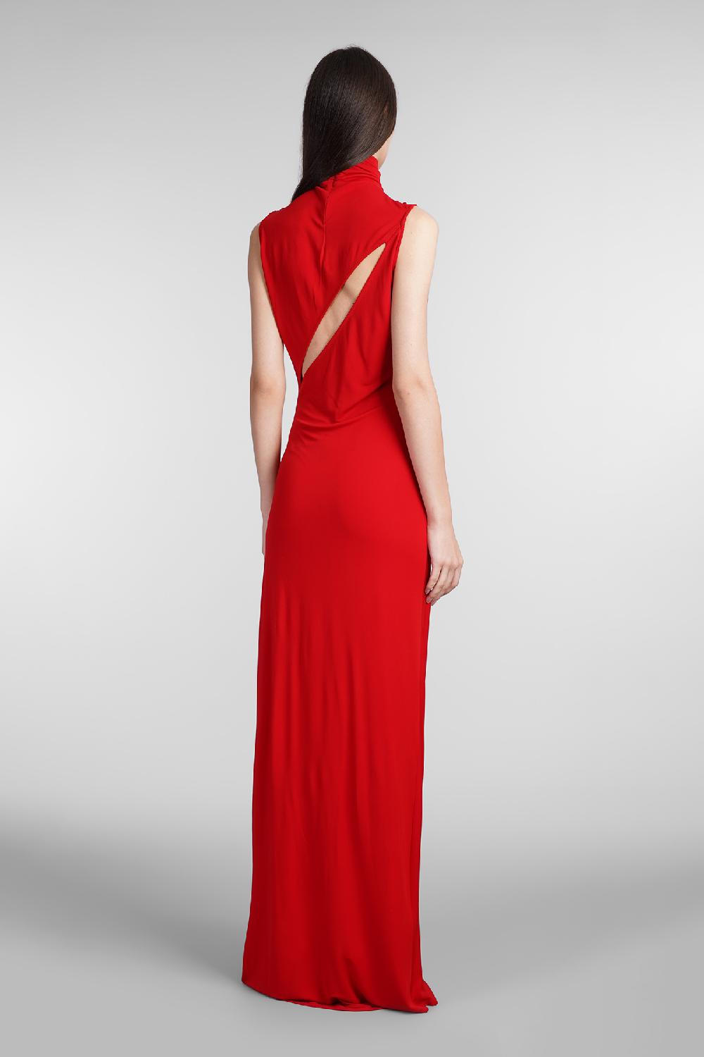Deliberti Casablanca Abito in viscosa rossa cod. 409062 - Deliberti The Luxury Shopping Grandi sconti
