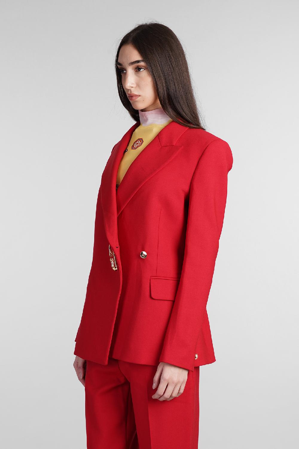 Deliberti Casablanca Blazer in lana rossa cod. 409063 - Deliberti The Luxury Shopping Bestseller