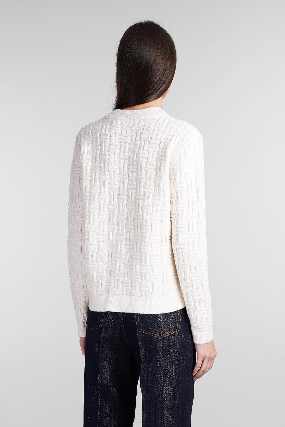 Deliberti Casablanca Cardigan in lana beige cod. 409064 - Deliberti The Luxury Shopping Liquidazione