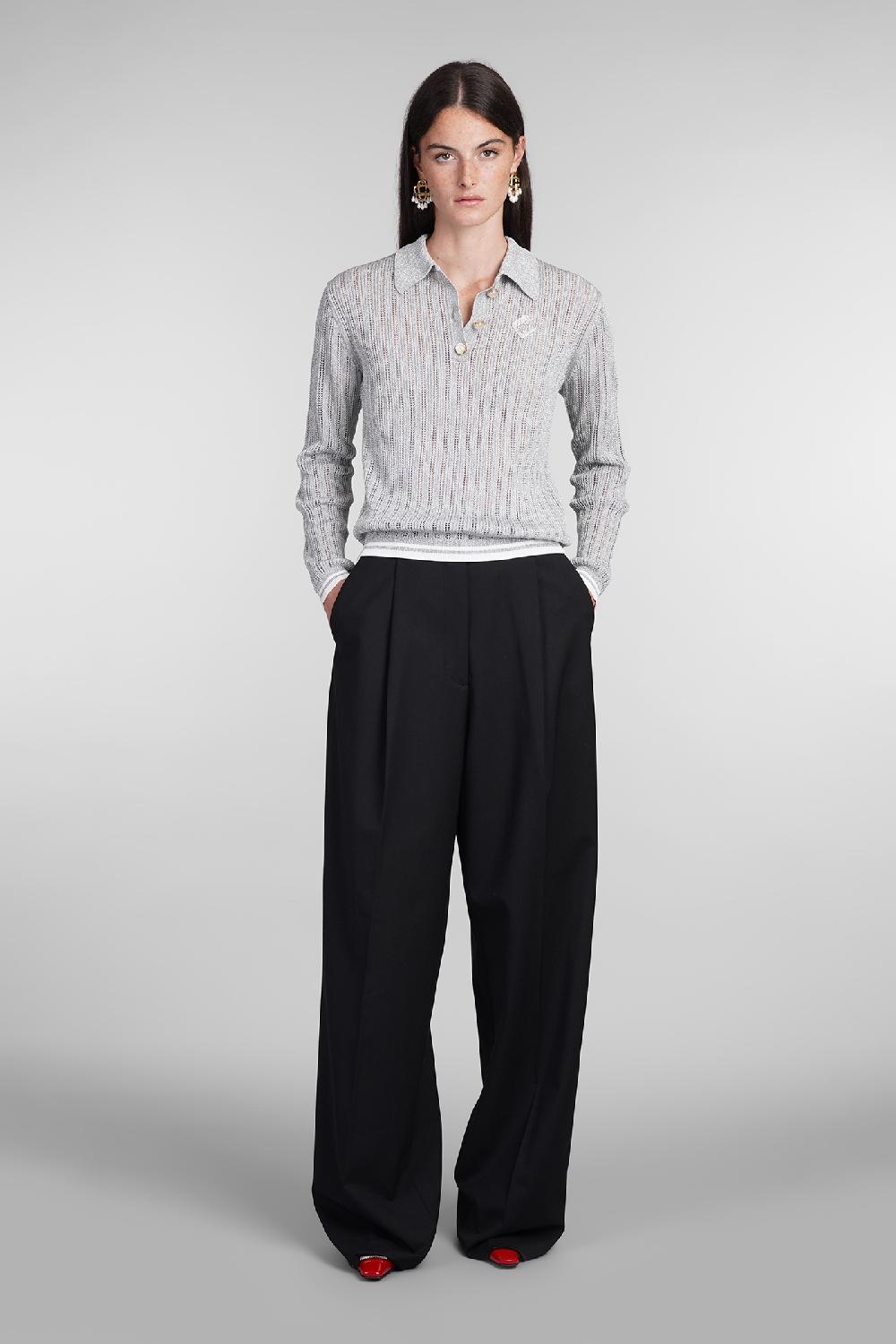 Deliberti Casablanca Polo in viscosa grigia cod. 405000 - Deliberti The Luxury Shopping Comprane uno, ottenene uno gratis