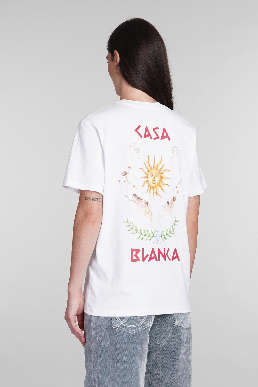 Deliberti Casablanca T-shirt in cotone bianco cod. 403116 - Deliberti The Luxury Shopping Super Saving Price