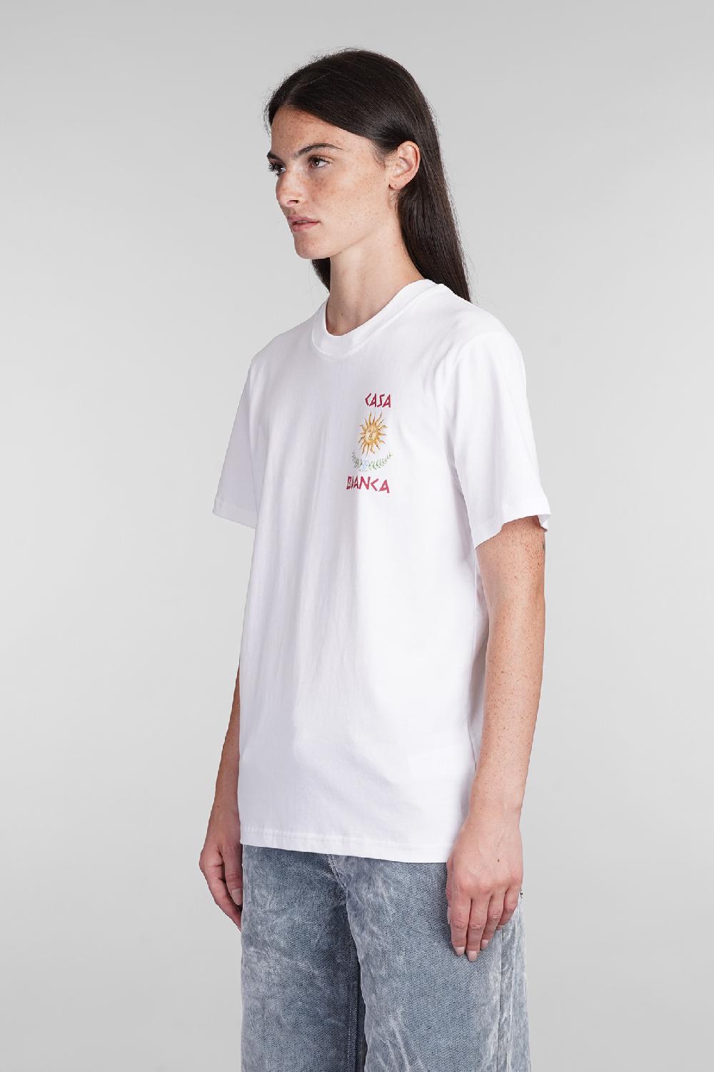 Deliberti Casablanca T-shirt in cotone bianco cod. 403116 - Deliberti The Luxury Shopping Super Saving Price