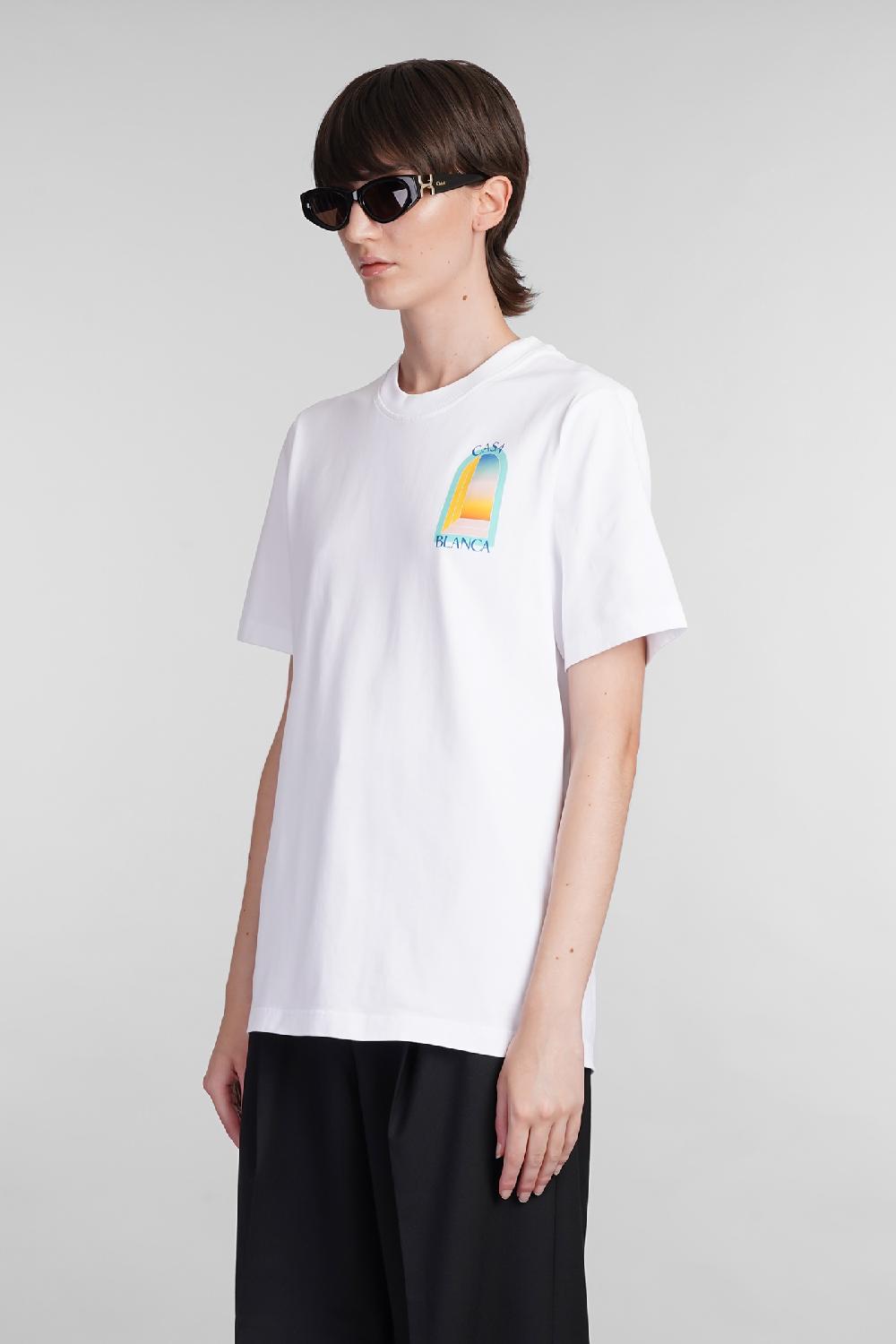 Deliberti Casablanca T-shirt in cotone bianco cod. 402434 - Deliberti The Luxury Shopping Ritorno libero