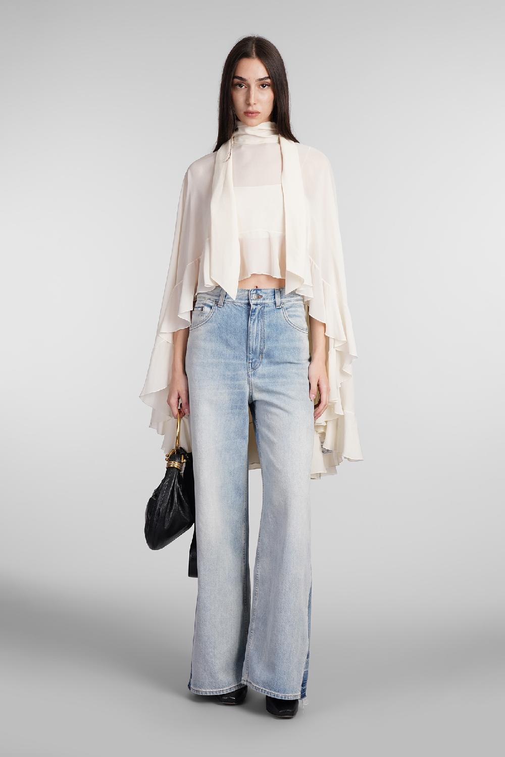 Deliberti Chloé Jeans in denim blu cod. 409047 - Deliberti The Luxury Shopping Rilascio limitato