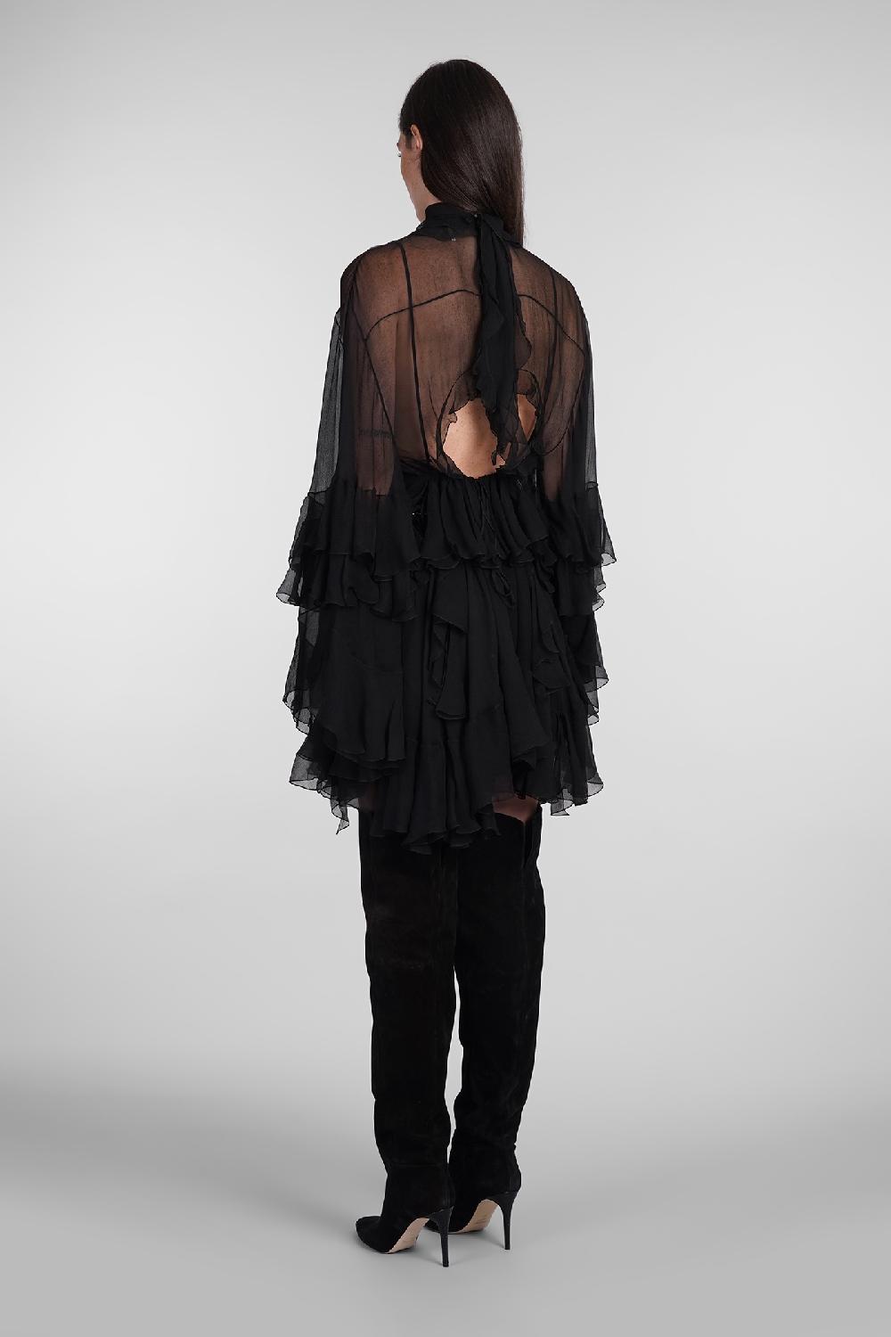 Deliberti Chloé Abito in seta nera cod. 404201 - Deliberti The Luxury Shopping Latest stili