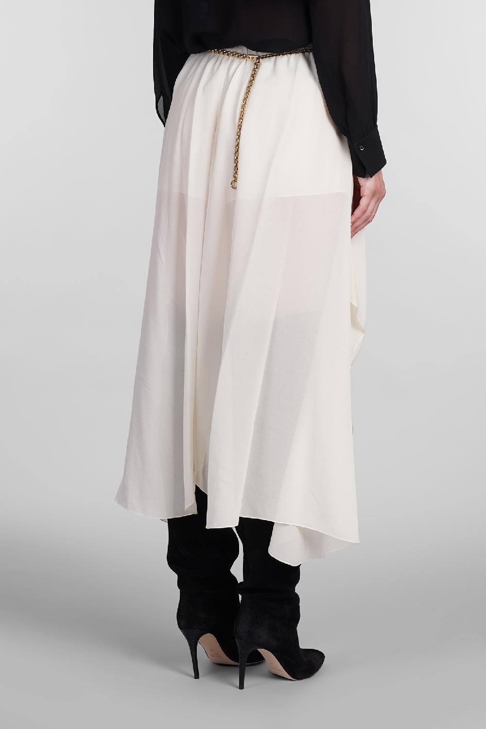 Deliberti Chloé Shorts in seta beige cod. 404205 - Deliberti The Luxury Shopping Fino al 50% di sconto