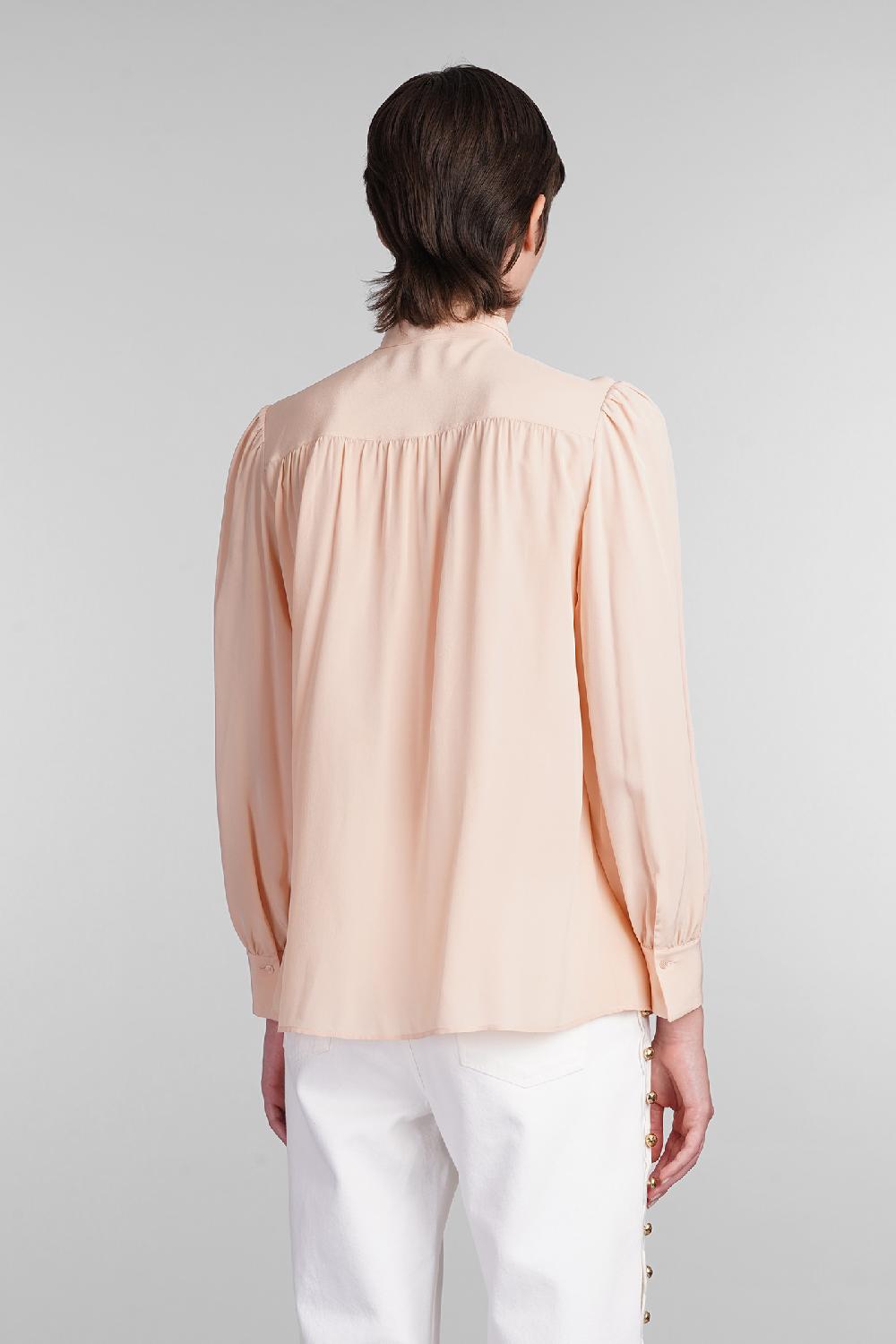 Deliberti Chloé Camicia in seta rosa cod. 404206 - Deliberti The Luxury Shopping Fino al 60% di sconto