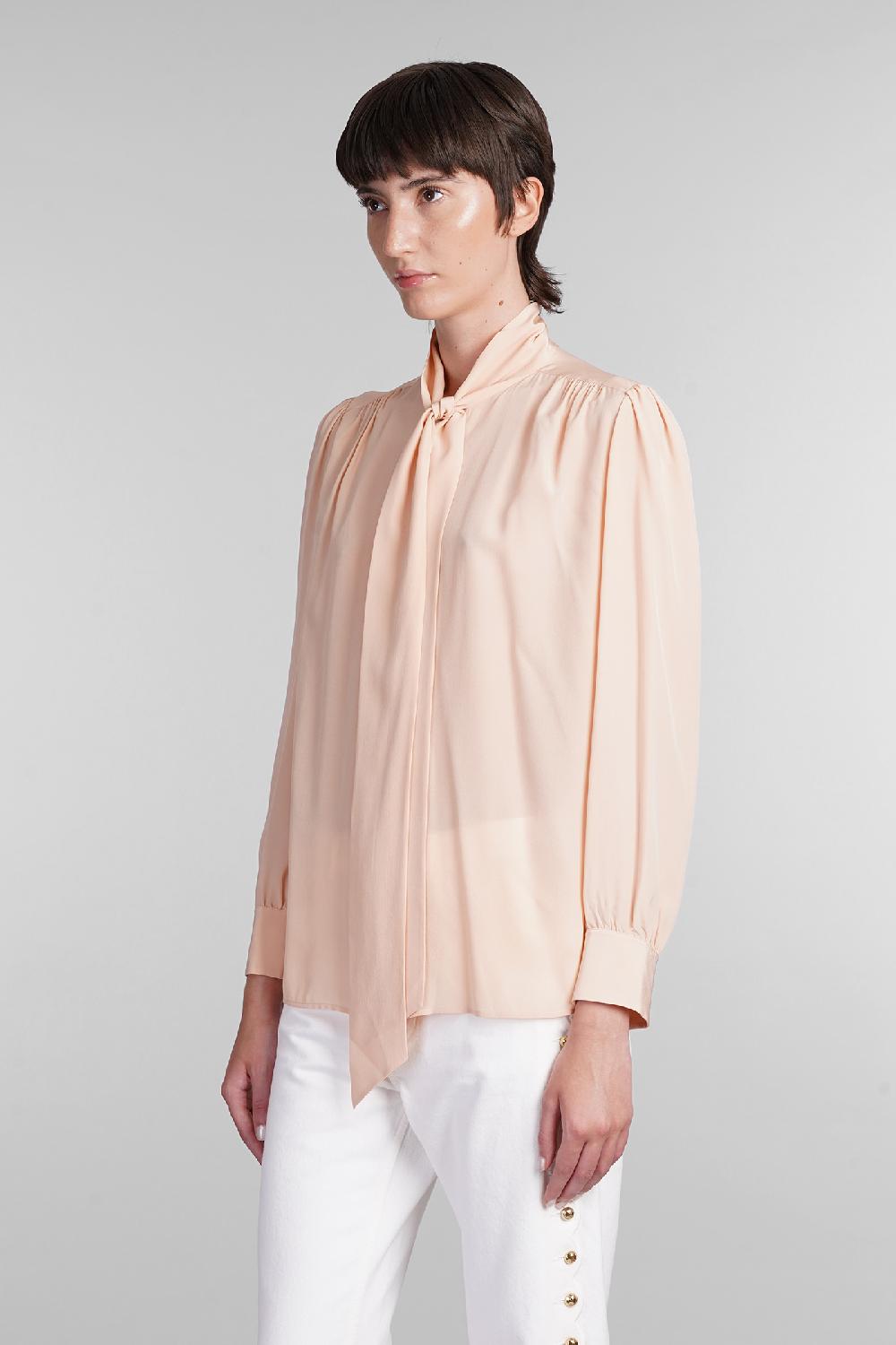 Deliberti Chloé Camicia in seta rosa cod. 404206 - Deliberti The Luxury Shopping Fino al 60% di sconto