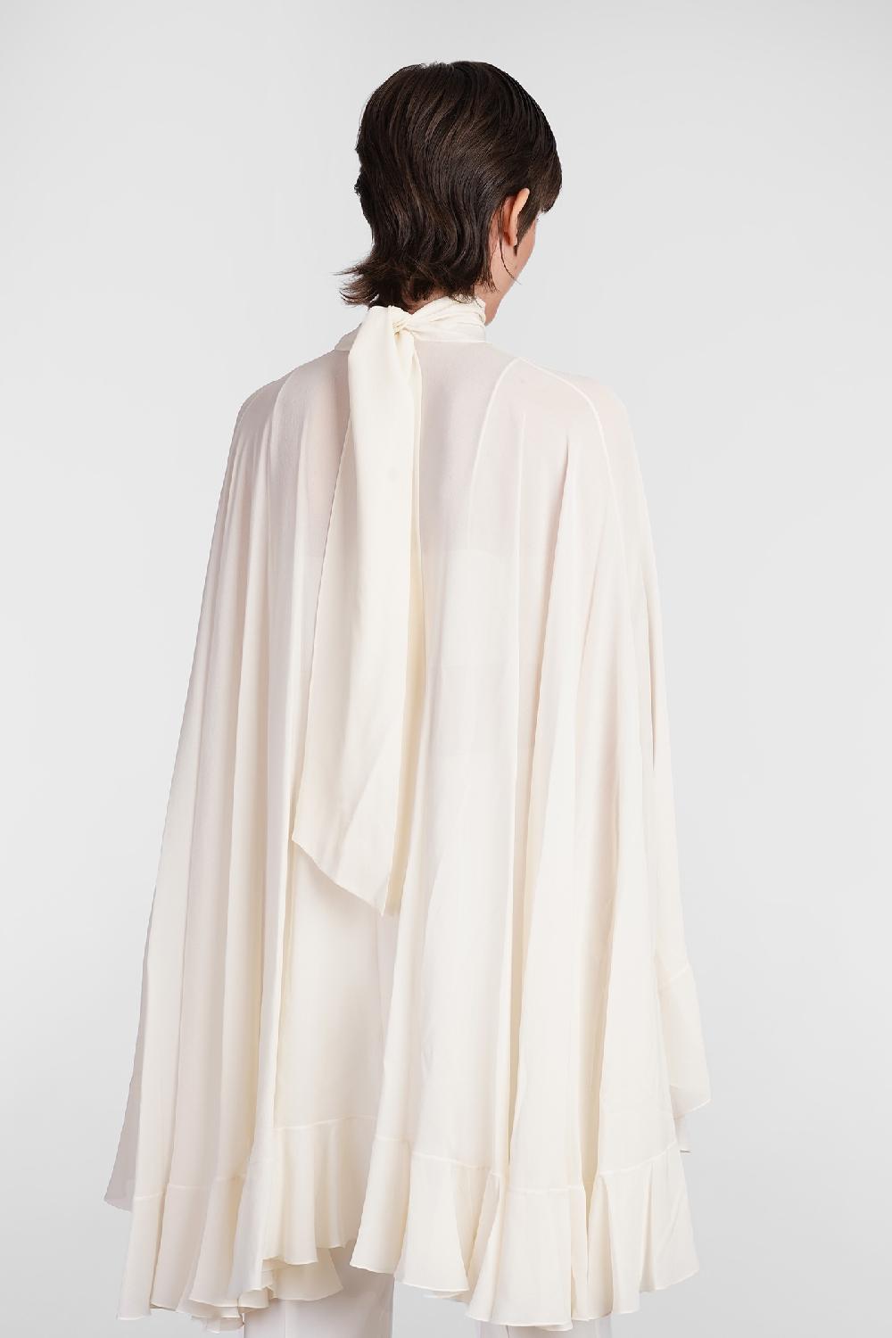 Deliberti Chloé Blusa in seta beige cod. 406244 - Deliberti The Luxury Shopping Solo un giorno rimasto