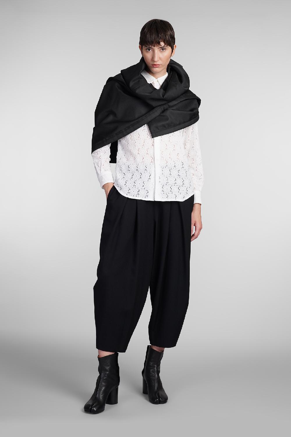 Deliberti Comme des Garcons Camicia in nylon bianco cod. 407125 - Deliberti The Luxury Shopping Black Friday Prezzi