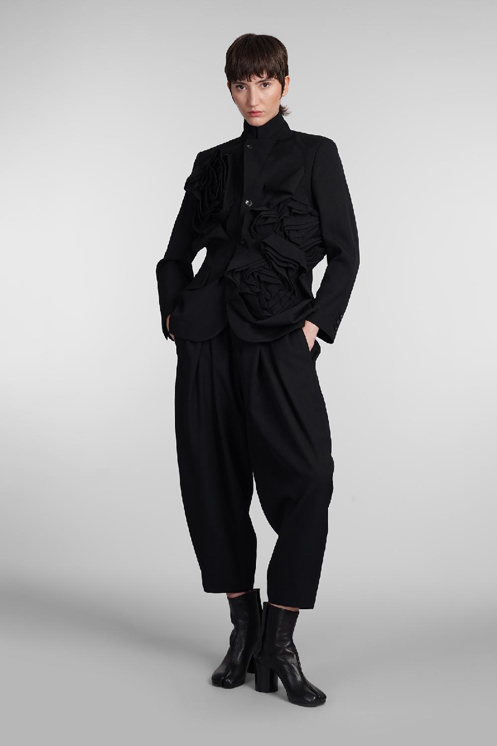 Deliberti Comme des Garcons Pantalone in lana nera cod. 406925 - Deliberti The Luxury Shopping Nuovo