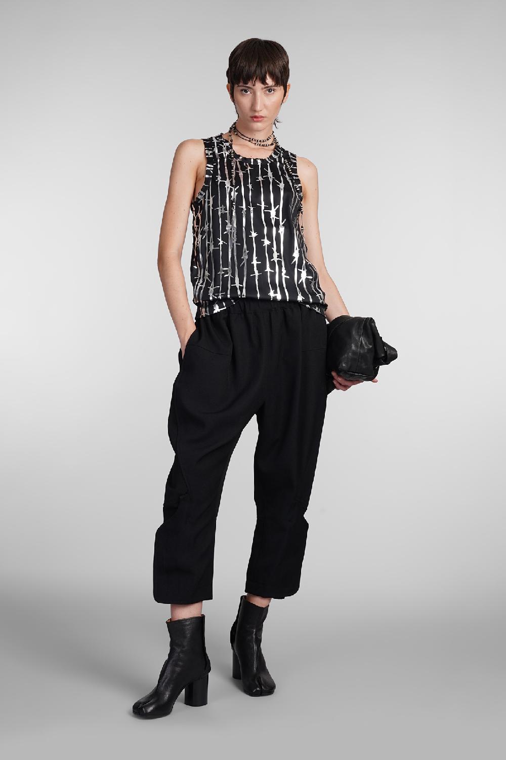 Deliberti Comme des Garcons Topwear in poliestere nero cod. 406927 - Deliberti The Luxury Shopping Vendita