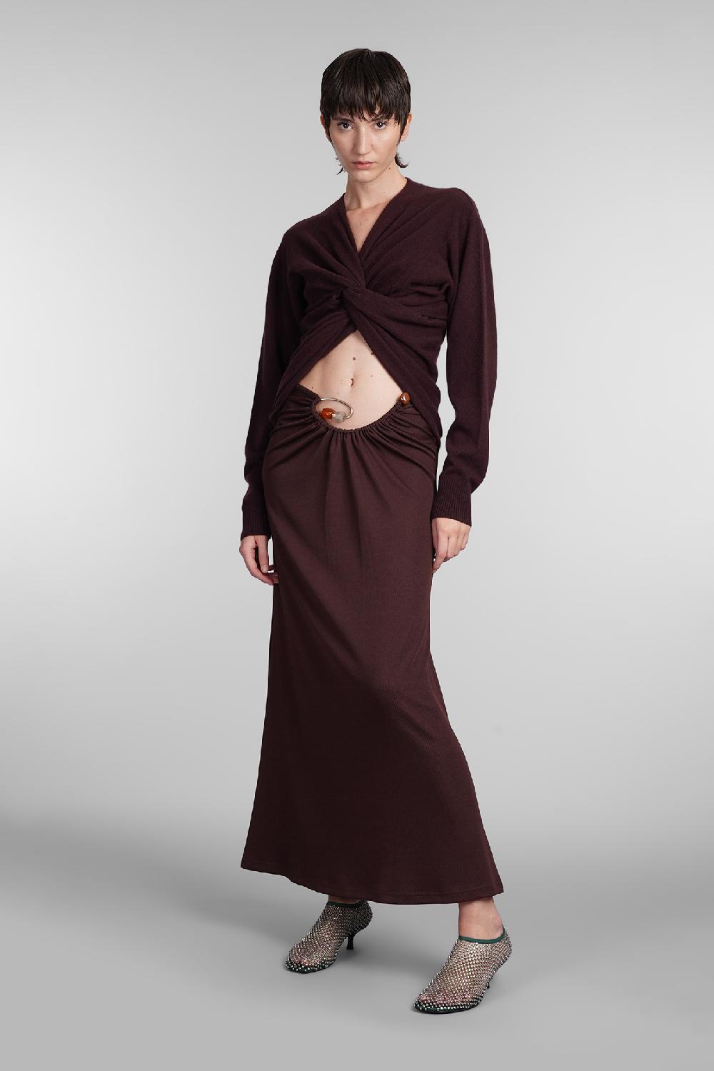 Deliberti Christopher Esber Maglia in cashmere bordeaux cod. 407677 - Deliberti The Luxury Shopping Pezzi Unici