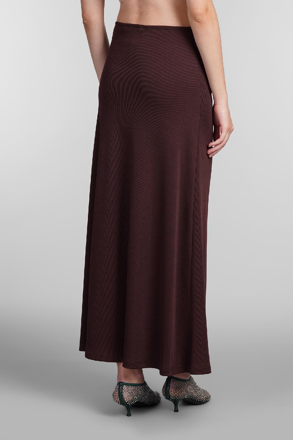 Deliberti Christopher Esber Gonna in poliestere bordeaux cod. 407680 - Deliberti The Luxury Shopping Negozi Online