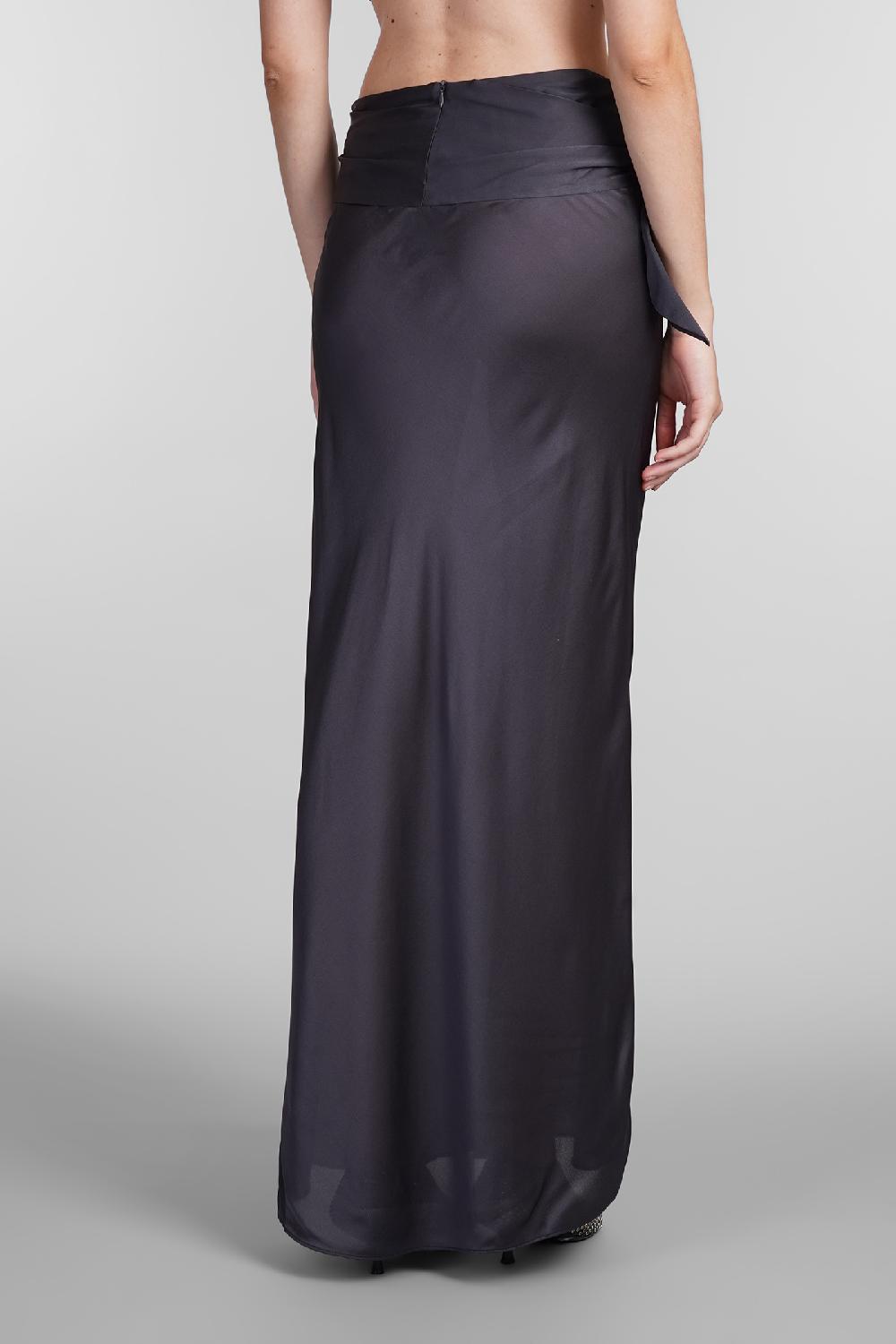 Deliberti Christopher Esber Gonna in seta grigia cod. 407682 - Deliberti The Luxury Shopping Consegna Veloce