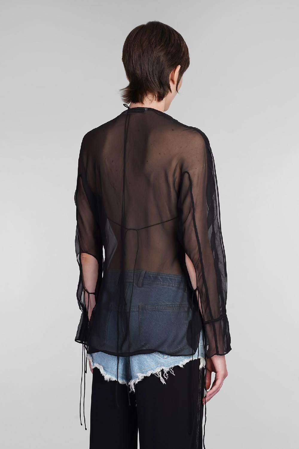 Deliberti Christopher Esber Camicia in seta nera cod. 402356 - Deliberti The Luxury Shopping Affare Del Giorno