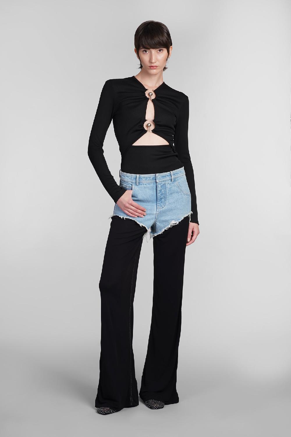 Deliberti Christopher Esber Topwear in poliestere nero cod. 402360 - Deliberti The Luxury Shopping Novità