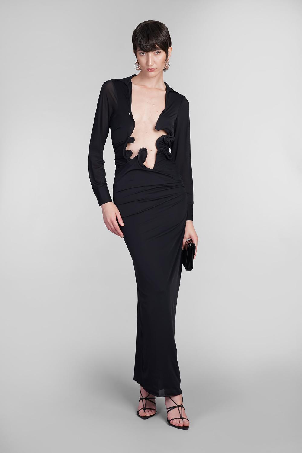 Deliberti Christopher Esber Abito in poliammide nera cod. 402364 - Deliberti The Luxury Shopping Economico