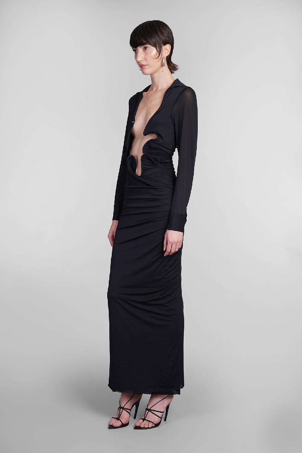 Deliberti Christopher Esber Abito in poliammide nera cod. 402364 - Deliberti The Luxury Shopping Economico