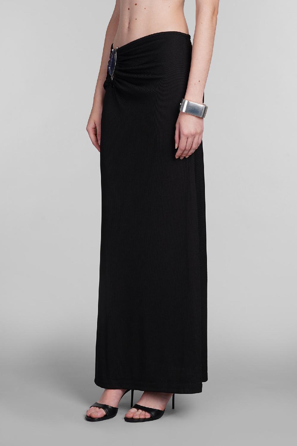 Deliberti Christopher Esber Gonna in poliestere nero cod. 402371 - Deliberti The Luxury Shopping Saldi