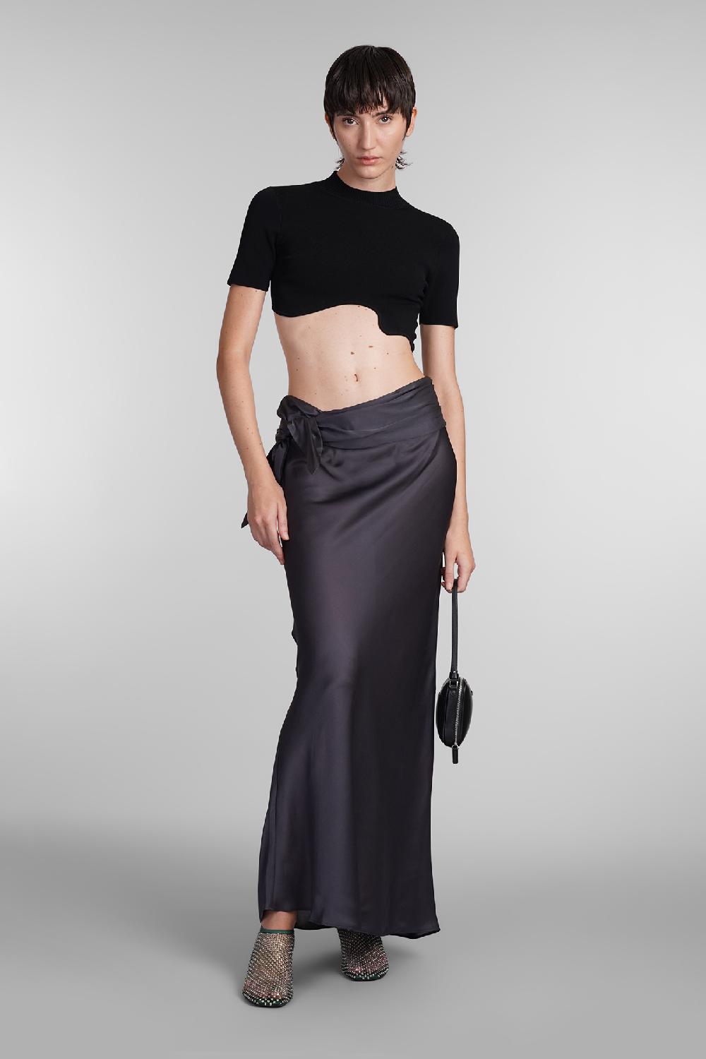 Deliberti Christopher Esber Topwear in viscosa nera cod. 402375 - Deliberti The Luxury Shopping Vendita Economica