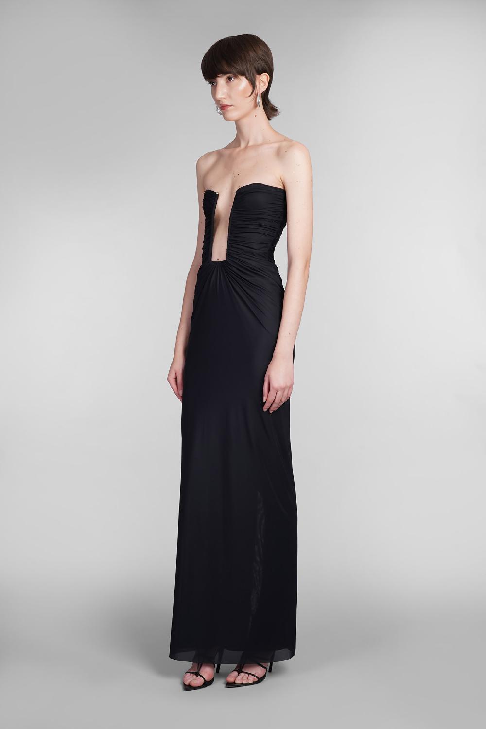 Deliberti Christopher Esber Abito in viscosa nera cod. 402376 - Deliberti The Luxury Shopping Saldi Di Fabbrica