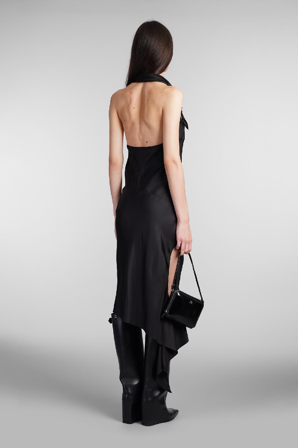 Deliberti Courreges Abito in seta nera cod. 409346 - Deliberti The Luxury Shopping Nuova