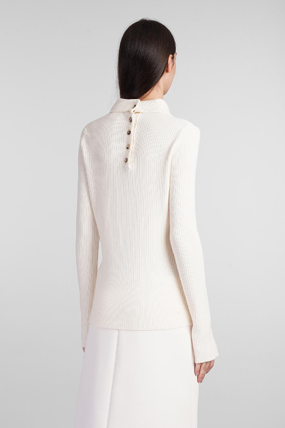 Deliberti Courreges Polo in cotone beige cod. 408569 - Deliberti The Luxury Shopping Moda