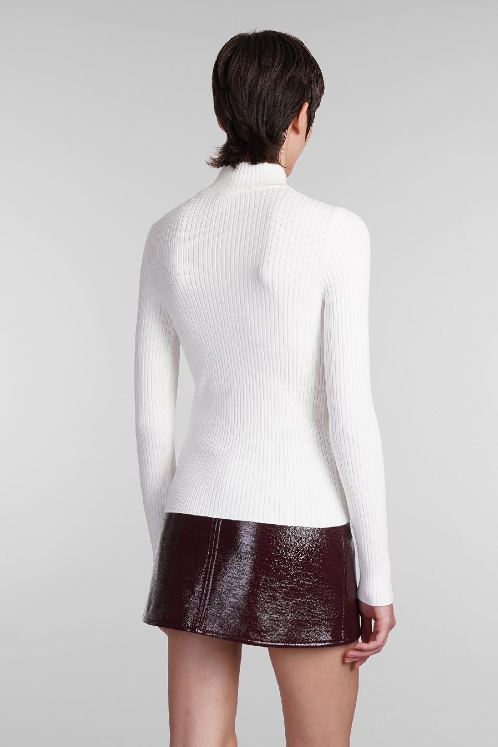 Deliberti Courreges Maglia in viscosa bianca cod. 408092 - Deliberti The Luxury Shopping Negozio online di fabbrica