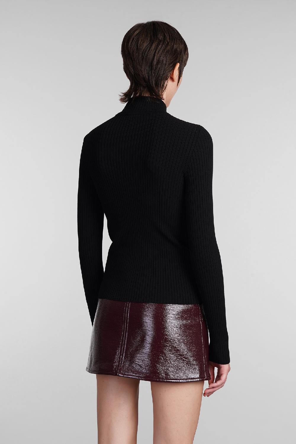 Deliberti Courreges Maglia in viscosa nera cod. 408094 - Deliberti The Luxury Shopping Offerta speciale