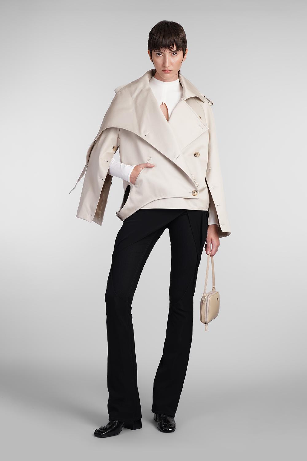 Deliberti Courreges Giacca casual in cotone beige cod. 408104 - Deliberti The Luxury Shopping Offerta Pasqua